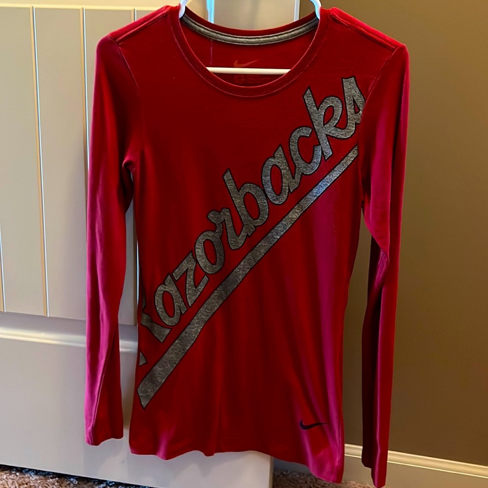 Nike Arkansas Razorbacks long sleeve shirt